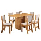 Conjunto De Jantar Mesa Retangular Piemonte Com 6 Cadeiras So