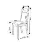 Conjunto De Jantar Mesa Retangular Timbo Com 6 Cadeiras Dalas