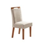 Conjunto De Jantar Mesa Tampo Mdf/vidro Com 4 Cadeiras Firenz