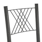 Conjunto De Jantar Mesa Tampo Redondo De Vidro Incolor Com 4