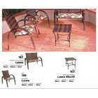 Conjunto De Jardim 3 Cadeiras E Mesa De Centro Laura  Argila