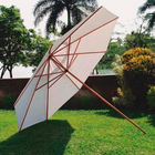 Conjunto De Jardim Com Mesa Giratória 6 Cadeiras Fênix + Ombr