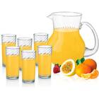 Conjunto De Jarra E Copos Para Suco Siena 7 Peças - Ruvolo -