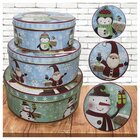 Conjunto De Latas Natalinas Turma Do Polo Norte Para Doces Ch