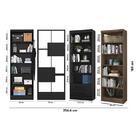 Conjunto De Livreiros 4 Módulos Com 4 Portas E 2 Gavetas - Qm