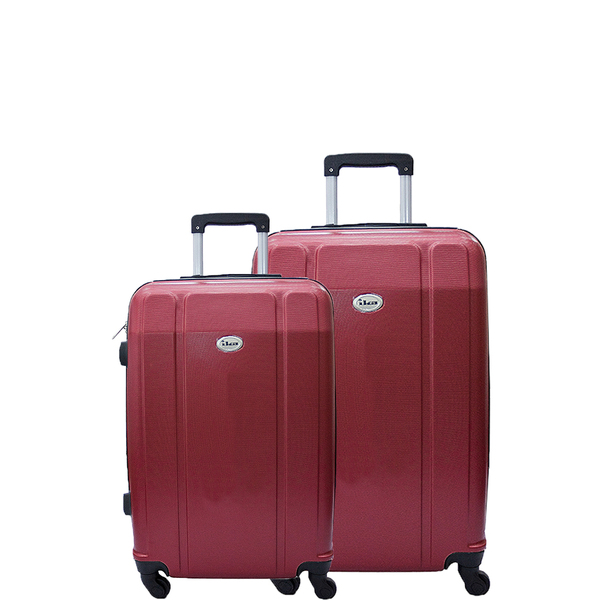 Conjunto De Mala De Viagem Em Abs Ika Continental Cadeado Rod