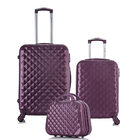 Conjunto De Malas Com Frasqueira Para Viagem Abs Seanite Roma