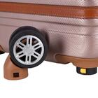 Conjunto De Malas De Viagem Em Abs Yins 21068 Rodas Duplas Ca