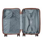 Conjunto De Malas De Viagem Em Abs Yins 21068 Rodas Duplas Ca