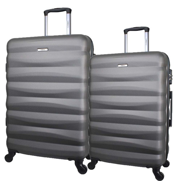 Conjunto De Malas De Viagem Em Abs Yins 21089 Cadeado Integra