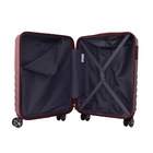 Conjunto De Malas De Viagem Expansível Em Abs Ika Flex, Cadea