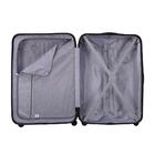 Conjunto De Malas De Viagem Mônaco Em Abs Gosuper Com Rodinha