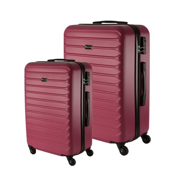 Conjunto De Malas De Viagem Mônaco Em Abs Gosuper Com Rodinha