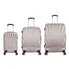 Conjunto De Malas De Viagem P, M E G Dizy Swiss Move Dourado