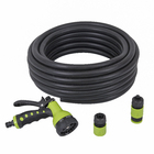Conjunto de Mangueira Para Jardim GeoBlack  Preta 1/2" 15m Geolia