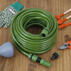 Conjunto de Mangueira Para Jardim GeoClassic Verde 1/2" 30m Geolia
