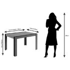 Conjunto De Mesa 1,30 C/ 6 Cadeiras Grace/clarice - Cimol - N