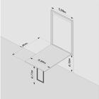 Conjunto De Mesa 1,40 Branco/noronha Inox + 2 Cadeiras Botonê