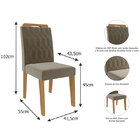 Conjunto De Mesa 1,80 C/ 6 Cadeiras Celina/paola - Cimol - Of