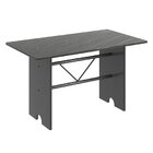 Conjunto De Mesa 120x75cm Tampo Ardósia Com 4 Cadeiras Lavíne