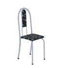 Conjunto De Mesa 120x75cm Tampo Em Ardósia Com 4 Cadeiras Iri