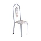 Conjunto De Mesa 120x75cm Tampo Vidro Com 4 Cadeiras Bianca