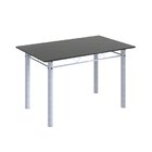 Conjunto De Mesa 140x75cm Tampo De Ardósia Com 6 Cadeiras Iri