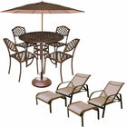 Conjunto De Mesa 4 Cadeiras Faveni Com Ombrelone E 2 Mini Esp