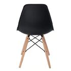 Conjunto De Mesa 4 Cadeiras Pretas Eames Dkr 110 Cm Base Made