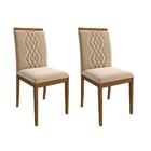 Conjunto De Mesa Agata 180cm Com 6 Cadeiras Agata Cimol Savan