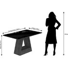 Conjunto De Mesa Alana 1,30cm Para Sala De Jantar Com 4 Cadei