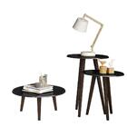 Conjunto De Mesa Amarante Preto Fosco