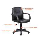 Conjunto De Mesa Anah Freijó Com Cadeira De Escritório Secret