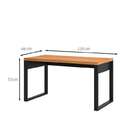 Conjunto De Mesa Anah Freijóe  Preta Com Cadeira De Escritóri