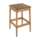 Conjunto de Mesa Aparador 100x50x120cm com 4 Banquetas de Madeira Yumi Naterial