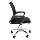 Conjunto De Mesa Badesh Branca Com Cadeira De Escritório Secr