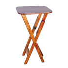 Conjunto De Mesa Bistrô Dobrável Com 4 Cadeiras Madeira Imbui