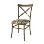 Conjunto De Mesa Cairo Em Aço 80x80cm Vidro Incolor E 4 Cadei