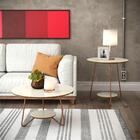 Conjunto De Mesa Centro E Lateral Back Off White Freijo