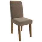 Conjunto De Mesa Clara 130cm Com 4 Cadeiras Tais Com Moldura