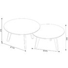 Conjunto De Mesa Classic Centro Redonda - Freijó