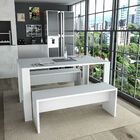 Conjunto De Mesa Com 2 Bancos Con3600-appunto - Branco