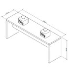 Conjunto De Mesa Com 2 Bancos Con3600-appunto - Branco