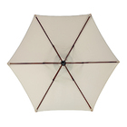 Conjunto de Mesa com 2 Cadeiras 1 Banco e 1 Ombrelone Alma Cinza Naterial