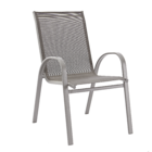 Conjunto de Mesa com 2 Cadeiras 1 Banco e 1 Ombrelone Alma Cinza Naterial