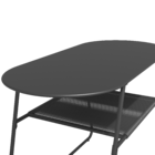 Conjunto de Mesa com 2 Cadeiras Aço Duo Cinza Naterial