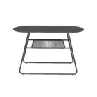 Conjunto de Mesa com 2 Cadeiras Aço Duo Cinza Naterial