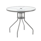 Conjunto de Mesa com 2 Cadeiras Aço e Rattan Elia Naterial