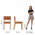 Conjunto De Mesa Com 2 Cadeiras Arkansas Cinam/terracot - M.