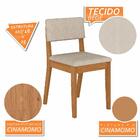 Conjunto De Mesa Com 2 Cadeiras Arkansas Cinamomo/bege - M. A